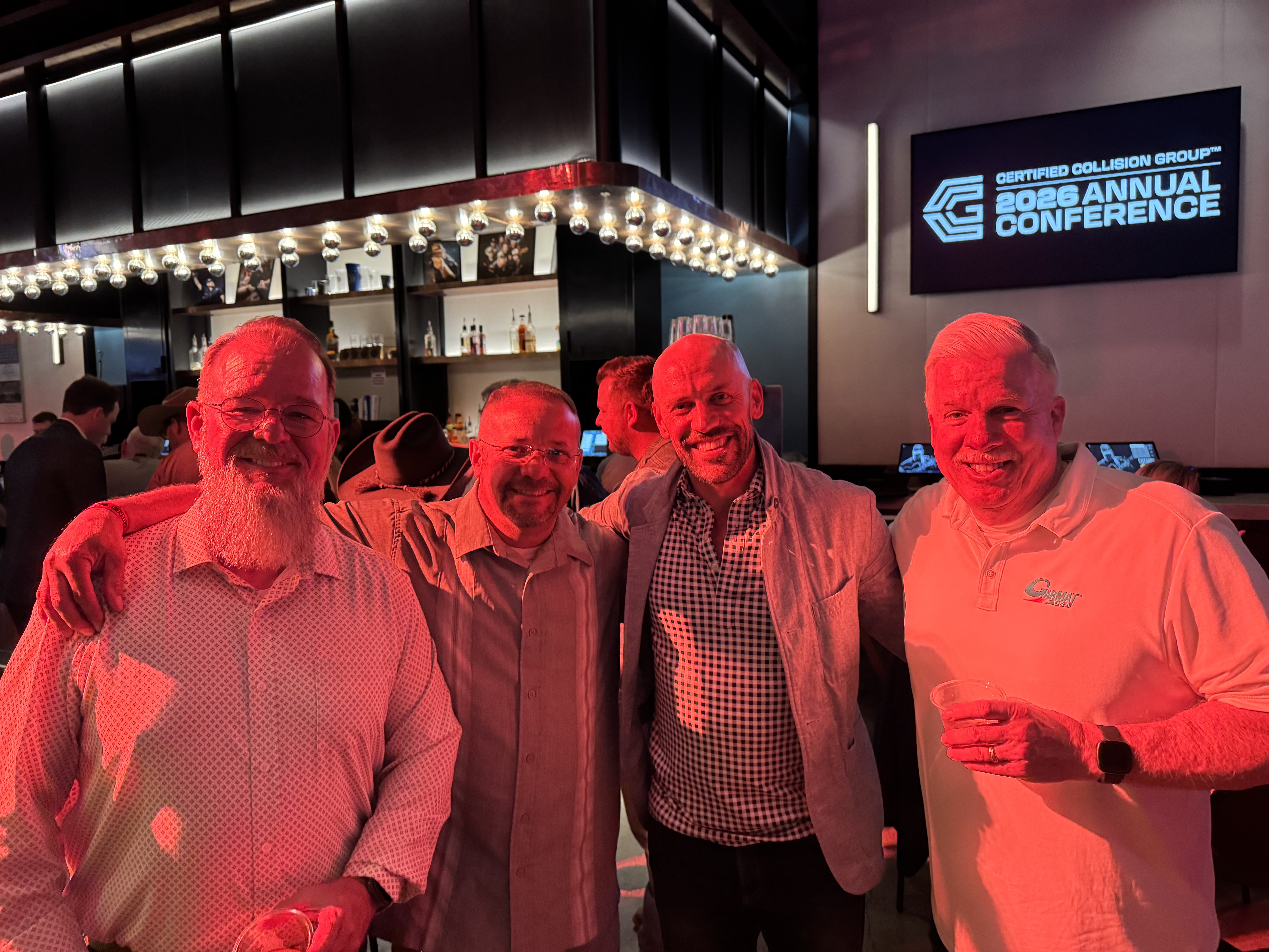 Doug Higgins with colleagues at the Certified Collision Group 2026 Annual Conference in Nashville